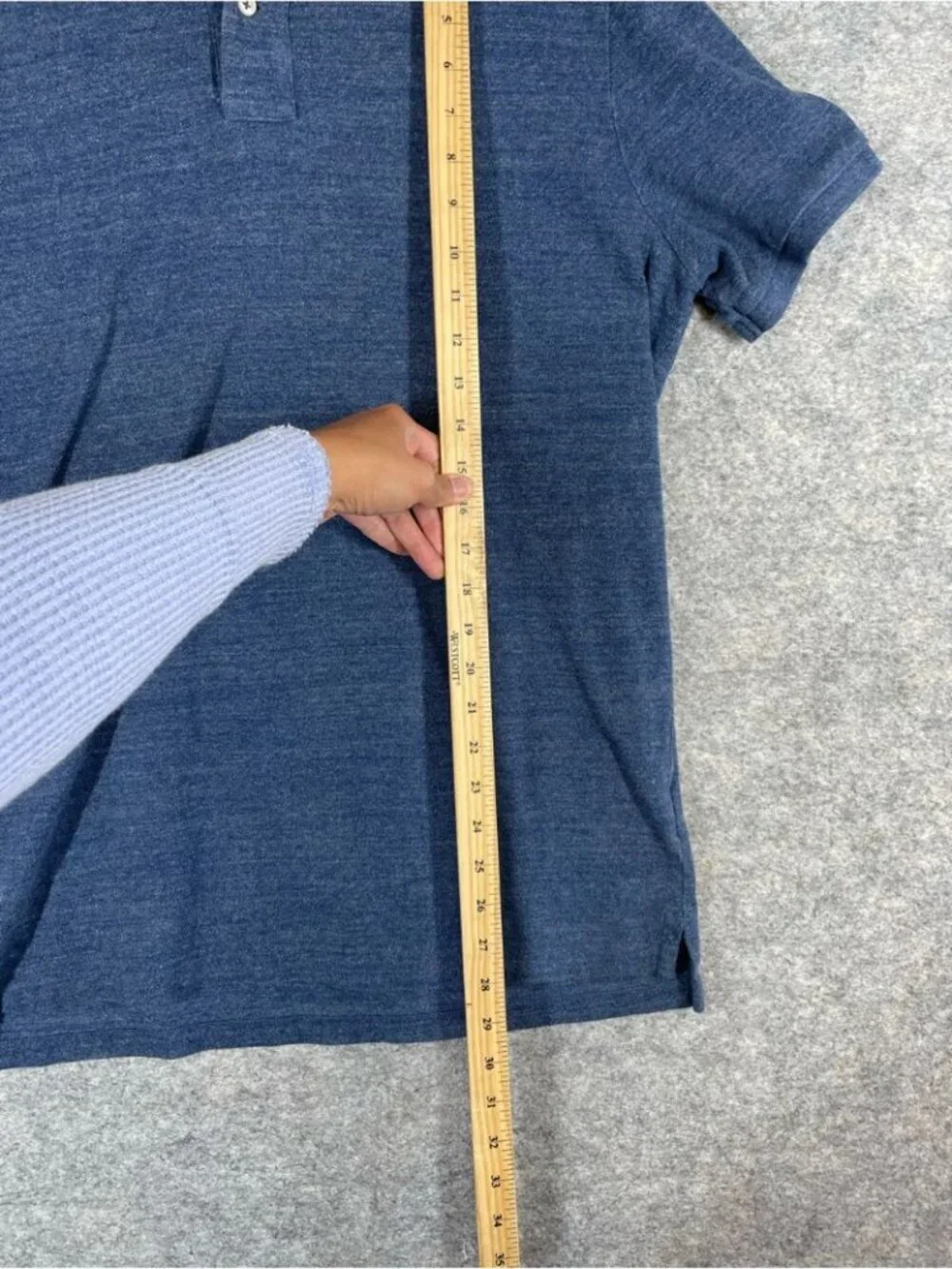Polo Ralph Lauren Custom Slim Fit Polo Shirt Blue XL Classic Casual Golf